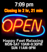 Business Hours for Happy%20Feet%20Relaxing
